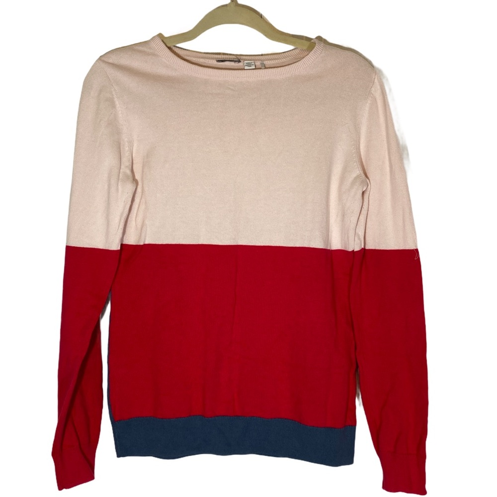 Puma Pink and Gray Long Sleeve Sweater - Sz M